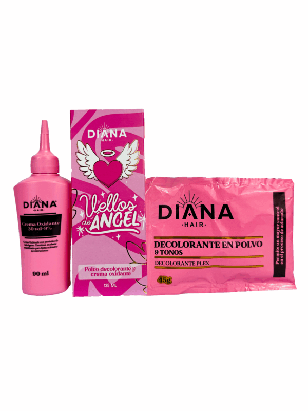 KIT VELLOS DE ANGEL  | Polvo decolorante y crema oxidante 135ml
