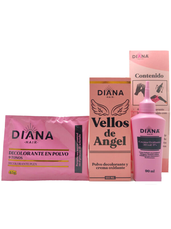 KIT VELLOS DE ANGEL  | Polvo decolorante y crema oxidante 135ml
